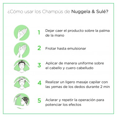 Champú 100% Green Nuggela & Sulé, 250 ml.