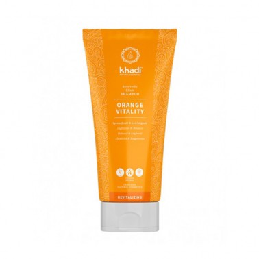 Champú Vitalidad Naranja Khadí, 200 ml.