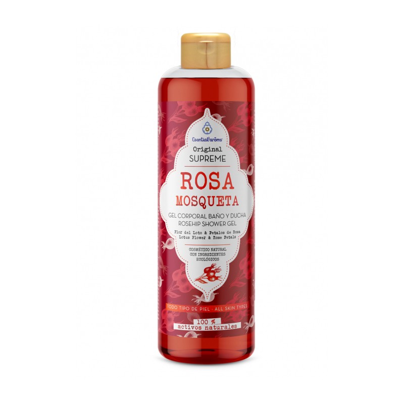 Gel Corporal Rosa Mosqueta Supreme Esential Aroms, 500 ml.
