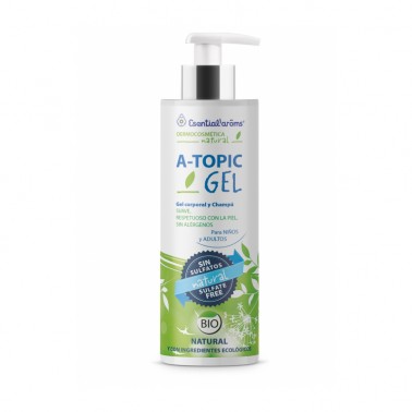 A-Topic Gel Corporal y Champú Esential Aroms, 400 ml.