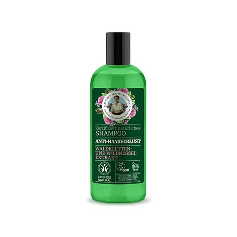 Champú Anticaida Green Agafia, 260 ml.