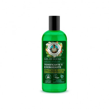 Gel de Ducha Energizante y Tonificante Vegan Green Agafia, 260 ml.