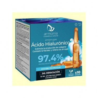 Armonía Ácido Hialurónico Antiarrugas, 10 ampollas