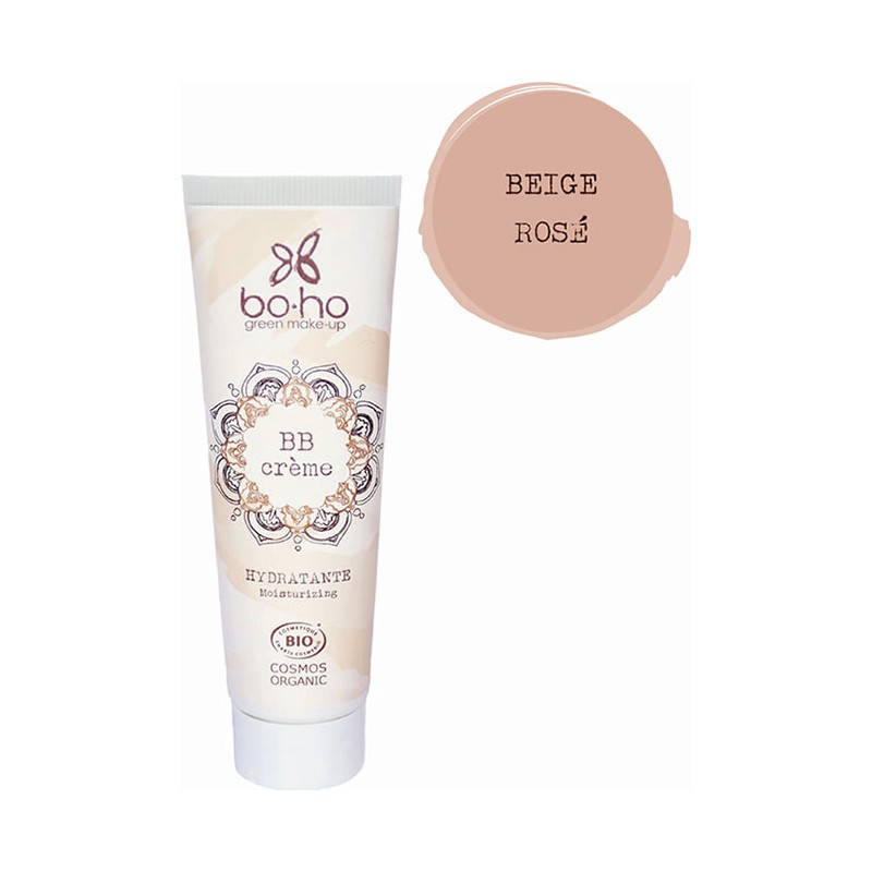 BB Cream 03 Beige Rosé Hidratante Boho Greeen Make Up BIO Vegan, 30 ml.