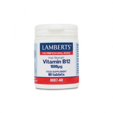 Vitamina B12 1.000 mcg. Lamberts, 60 comp.